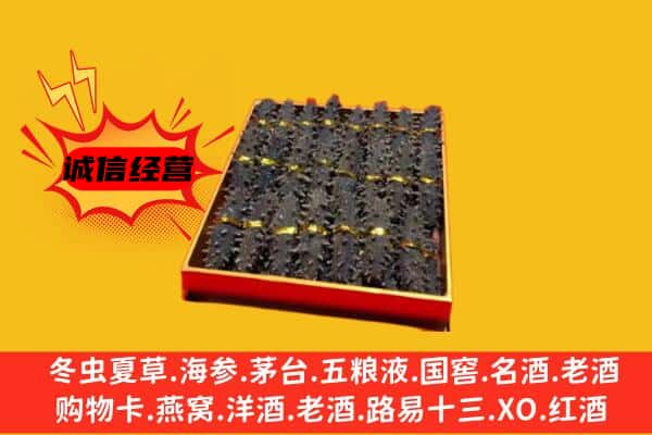 聂荣县回收海参